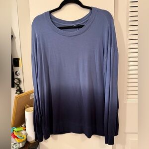 Splendid Blue Ombré Knit Top - Super Soft XL
